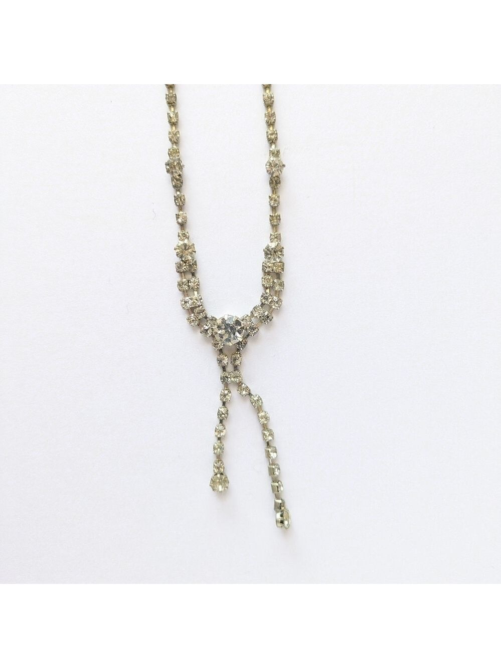 Rhinestone necklace - Picture 3 of 6